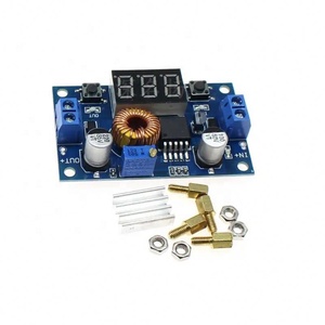 Módulo reductor de voltaje ajustable DC-DC de alta potencia XL4015 5A 75W + Voltímetro LED, módulo de fuente de alimentación - Product Image 2