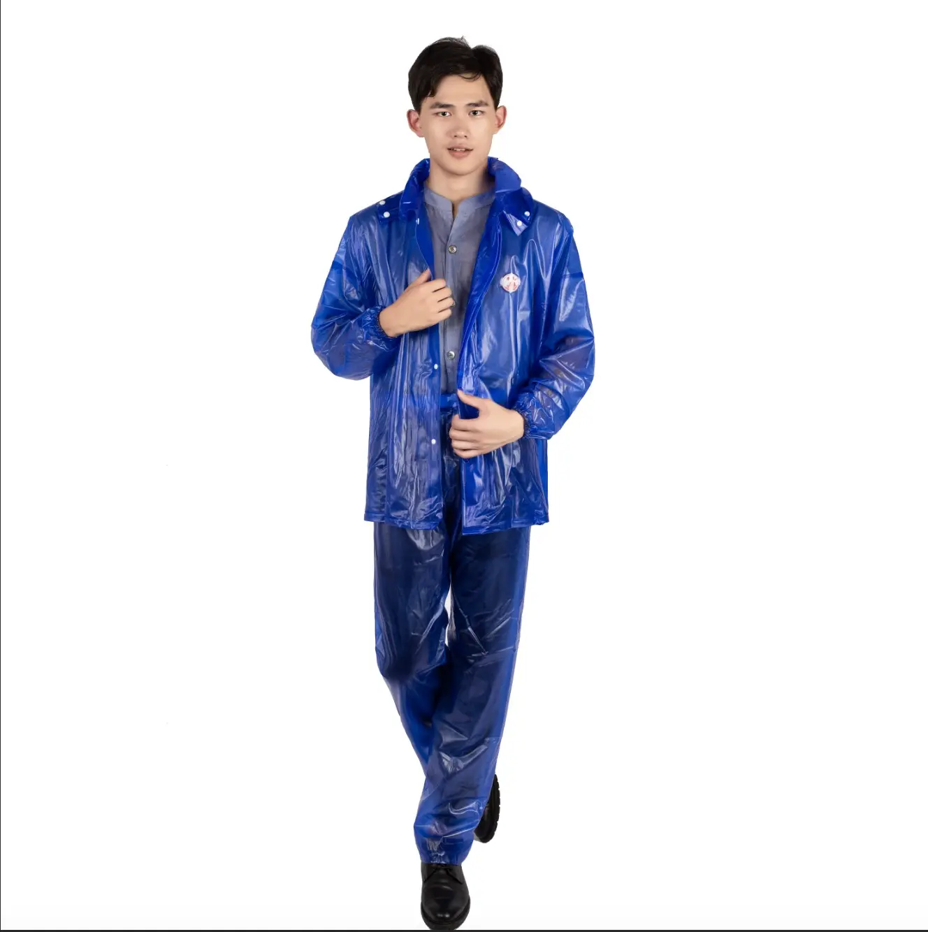 Top Sale Custom Logo Waterproof Lightweight Reusable Hiking Hooded Rain Coat For Outdoor Activities Rain Jacket Raincoats