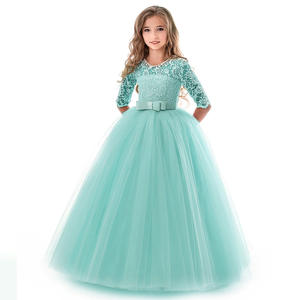 Vestido de Fiesta Ecológico para Niñas de 6 a 14 Años, Modelo 2022, Manga Larga, Ropa Infantil para Uso Diario - Product Image 6
