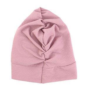 Ready Ship Women Fashion Multifunction Headscarf Flower Accessories <b>Twist</b> Solid Color Turban Summer Outdoor Muslim Hijab - Product Image 2