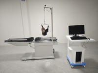 Table de traction électrique portable YGT04 pour physiothérapie cervicale et lombaire, décompression chiropratique, flexion et traitement de distraction