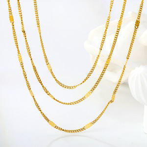 Collier pull multicouche en acier inoxydable pour femme, style européen et américain, design de niche tendance - Product Image 2