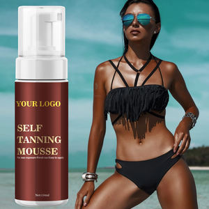 Mousse autobronzante pour le corps et le visage de marque privée sans exposition au soleil Mousse de bronzage sans traces sans parfum - Product Image 5