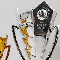 Trophée de championnat de football personnalisable en stock, gravé avec le nom de l'équipe, récompense 1ère place tournoi de football, souvenir