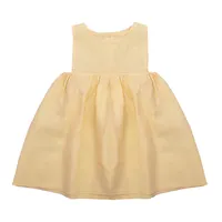 Amazon – robe d'été en lin et coton pour bébé fille, nouvelle couleur Offre Spéciale