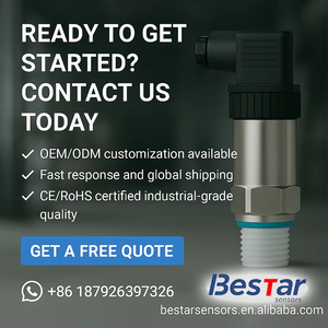 4~20mA/0-10V CE-Zertifizierter Edelstahl-Sensor -1bar~0~25bar 0,5%FS Korrosionsbeständiger Drucktransmitter mit PTFE-Membran - Product Image 6