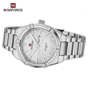 VENTE FLASH NAVIFORCE 9218 Montre à quartz classique pour homme, haute qualité, étanche, acier inoxydable, montre homme, calendrier, horloge - Product Image 3
