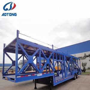 Semi-<span class=keywords><strong>remorque</strong></span> en acier AOTONG pour camion, 8/10 unités, 40T avec train de roulement Jost à double vitesse 12r22.5 - Product Image 6