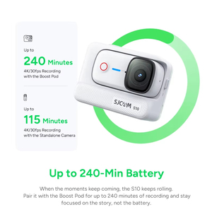 กล้องแอคชั่นแม่เหล็ก S10 4k หน้าจอพลิกได้ มินิสปอร์ต ขายส่งแบบครบวงจร ซีรีส์ทั้งหมด ตัวกล้องน้ำหนักเบาพิเศษเพียง 45 กรัม - Product Image 6