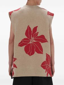 Suéter sin mangas de punto ligero personalizado para hombres en verano, fresco y elegante, suéter de chaleco holgado para hombres - Product Image 3