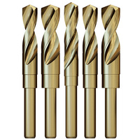 Foret hélicoïdal BEILI M2 HSS 1/2" à queue réduite 12-25mm pour l'acier inoxydable, le fer, l'aluminium, le cuivre et le travail des métaux