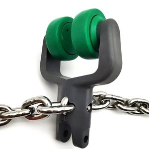 Abattage de volailles Abattage de poulets Traitement Ligne aérienne Poulie en nylon Convoyeur Chariot à volailles - Product Image 1