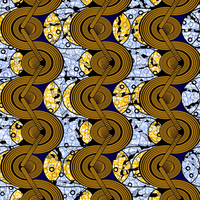 Tissu Batik Imprimé à la Cire 100% Polyester Double Face Anti-Boulochage Motif Personnalisé Imprimé Africain pour Mariage, Textile de Maison, Filles