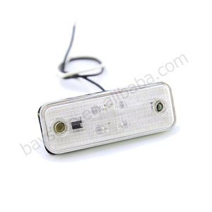 Indicador de luz de posición lateral de camión ámbar de 4 LED, luces de giro LED, lámpara de montaje combinado, luces de liquidación para camiones - Product Image 6