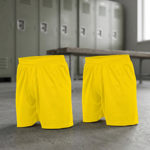 Shorts de sport décontractés multi-usages pour hommes, été, simples, unis, avec cordon de serrage, 100% polyester, séchage rapide, respirants, pour la course à pied et la remise en forme - Product Image 1
