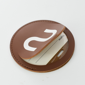 Etiqueta <span class=keywords><strong>de</strong></span> Equipaje <span class=keywords><strong>de</strong></span> Cuero Personalizada, Etiqueta <span class=keywords><strong>de</strong></span> Equipaje <span class=keywords><strong>de</strong></span> Cuero Marrón Popular con Logotipo <span class=keywords><strong>de</strong></span> Diseñador <span class=keywords><strong>de</strong></span> <span class=keywords><strong>Viajes</strong></span> <span class=keywords><strong>de</strong></span> Primera Calidad, Impresión por Serigrafía - Product Image 5