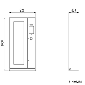 220 Slots Slimme Sleutelkast Veilige Sleutelkast Elektronisch Beheersysteem Sleutelkluis Vingerafdruk Gezichtsherkenning Controle - Product Image 3