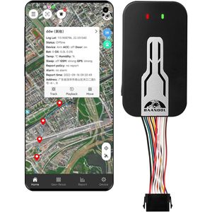 BAANOOL BN-405A เครื่องติดตาม GPS ในรถยนต์ ระบบเตือนภัยแบบเซลลูลาร์ กันน้ำ สำหรับยานพาหนะ ติดตามอัจฉริยะ ไม่มีค่าบริการรายเดือน - Product Image 1