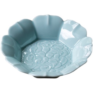 <b>Ceramic</b> Flower Shape Fruit <b>Plate</b> Porcelain Mini Snack Bowl Chinese Style Party Use - Product Image 5