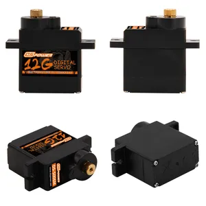 Mg90s servo motor 9g, micro servo motor, engrenagem de metal para rc 250 450 avião de helicóptero