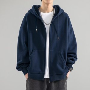 Felpe <span class=keywords><strong>con</strong></span> <span class=keywords><strong>cappuccio</strong></span> da <span class=keywords><strong>uomo</strong></span> autunno inverno <span class=keywords><strong>con</strong></span> Zip semplice <span class=keywords><strong>con</strong></span> tasca semplice Casual sport quotidiani Outdoor Design felpe <span class=keywords><strong>con</strong></span> motivo solido - Product Image 5