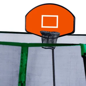 직선 극 또는 곡선 극에 맞게 조립하기 쉬운 트램폴린 농구 후프