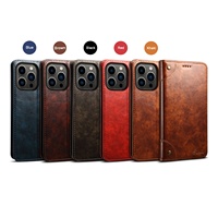 Étui portefeuille magnétique SUTENI en similicuir avec support pour iPhone 18 Pro Max, 17, 16 Plus, 15 Pro, 14, 13, 12