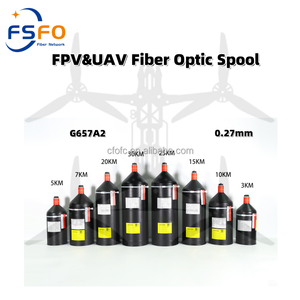 0.4mm 5km 10km 20km chiến thuật UAV/FPV hoạt động cài đặt Vô Hình chống nhiễu sợi quang Reel - Product Image 1