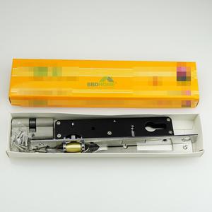 Bộ Tay Cầm Upvc Hẹp Hẹp Xử Lý Đòn Bẩy/Đòn Bẩy Trắng 92Pz 210Mm Vít Trở Lại Tấm 240Mm Đen Upvc Pvc Khóa Cửa - Product Image 3