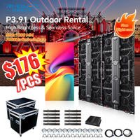 Panel Layar LED Sewa P2.976 P3.91 P4.81 Ultra HD Full Color Latar Belakang Panggung Profesional Kelas AV untuk Panggung Konser