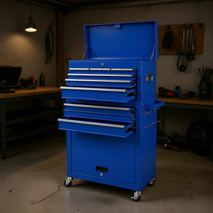 Caja de herramientas desmontable Db con 8 cajones y mecanismo de bloqueo, carrito para mecánico, para almacenamiento en garaje - Product Image 2