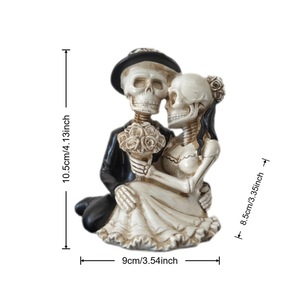 Adornos <span class=keywords><strong>de</strong></span> Pareja <span class=keywords><strong>de</strong></span> Esqueletos <span class=keywords><strong>de</strong></span> Halloween, Accesorios Decorativos para Habitaciones <span class=keywords><strong>de</strong></span> Escape y Casas Encantadas, Artesanías Decorativas - Product Image 5