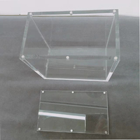 Boîte de présentation de fermeture de cylindre en acrylique personnalisée boîte de présentation transparente de protection avec aimant étui en acrylique Etb