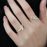 Bagues pour femmes en argent sterling 925 martelé fin, style oiseau, réglables, bijoux de créateur personnalisés, vente en gros