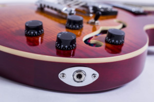 Guitarra Eléctrica Personalizada con Logotipo, 12 <span class=keywords><strong>Cuerdas</strong></span>, Cuerpo <span class=keywords><strong>de</strong></span> Arce, Acabado Tobacco Burst, Guitarra Eléctrica Jazz para Principiantes y Profesionales - Product Image 6