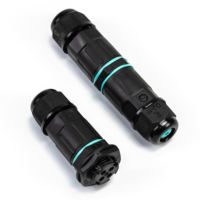 Nuevo Producto OJ-M20 Conector de Cable Eléctrico de 3 Pines a Prueba de Agua IP68, Conector de Terminal de Empalme de Cables de Plástico para Exteriores