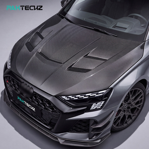 Kit Carrozzeria Completo in Fibra di Carbonio Secca Paktechz: Labbro Anteriore, Cofano, Minigonne Laterali, Diffusore Posteriore, Spoiler Tetto per Audi <span class=keywords><strong>RS3</strong></span> 8Y Sportback - Product Image 4