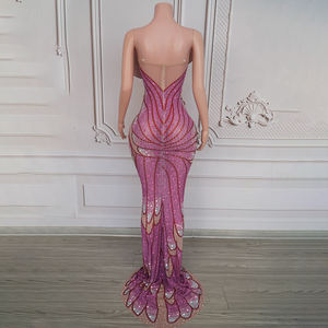 Novance Y4842 エレガント プロムドレス 豪華 ノースリーブ ロマンチック レディース パーティー用高級ドレス - Product Image 6