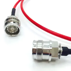 Low PIM, Low Loss cable assembly RG402, RG405 cable jumper 4.3-10 N 2.2-5 NEX10 Connector