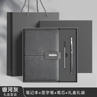 Ensemble cadeau de stylo et carnet de notes avec fermeture magnétique de luxe de qualité supérieure A5 avec logo personnalisé, pour événements d'entreprise, promotionnels, professionnels