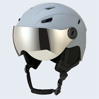 Casque de ski d'hiver OEM unisexe double sport EN1077 coque PC avec technique de moulage pour hommes et femmes adultes lunettes de sports d'hiver
