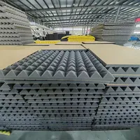 Matériau d'insonorisation en mousse acoustique écologique personnalisé avec un design moderne