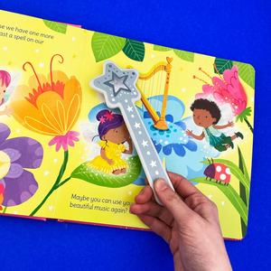 Bacchetta libri di magia delle fate un incantevole libro di bordo interattivo con una bacchetta magica - Product Image 5