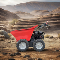 CE-geprüfter 6,5-PS-Benzin-Mini-Lader Selbst laden der Mini-Site-Dumper-Beton-Buggy für Farm Engine Gearbox-Raupen lader