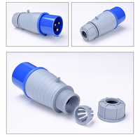 IP44 prise de courant industrielle accessoires électriques 16A 32A mâle femelle laiton 3Pin avec les normes UK & CN