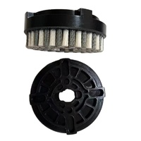 Brosse de débavurage pour fraiseuse CNC de qualité industrielle, disque de 6 pouces de diamètre, en carbure de silicium et poils de diamant mélangés, certifiée ISO9001