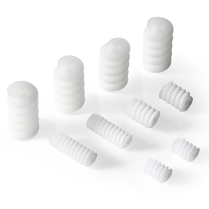 Personnalisez divers vers en plastique de précision avec des dessins et des échantillons, et moulez la roue dentée en plastique des vers POM - Product Image 1