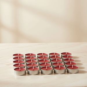 Red Tealight 4 Hour Burn Time Scented <b>Tea</b> <b>Light</b> <b>Candles</b> for Wedding Party Home Decoration - Product Image 2