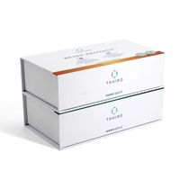 Boîte en carton personnalisée de luxe pour cosmétiques avec insert en EVA, boîte rigide en papier pour compléments vitaminiques, flacon en verre