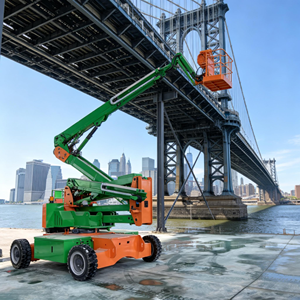 हाइड्रोलिक इलेक्ट्रिक घुमावदार आर्म लिफ्टिंग प्लेटफॉर्म 22 मीटर मोबाइल स्व-चालित औद्योगिक बूम लिफ्ट बाहरी निर्माण कार्यों के लिए - Product Image 4